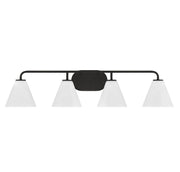 Savoy House 8-2988-4-BK Four Light Bathroom Vanity, Matte Black (2)