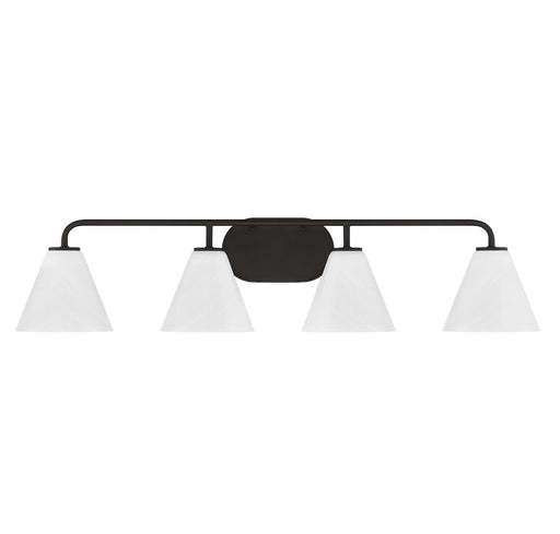 Savoy House 8-2988-4-BK Four Light Bathroom Vanity, Matte Black (2)