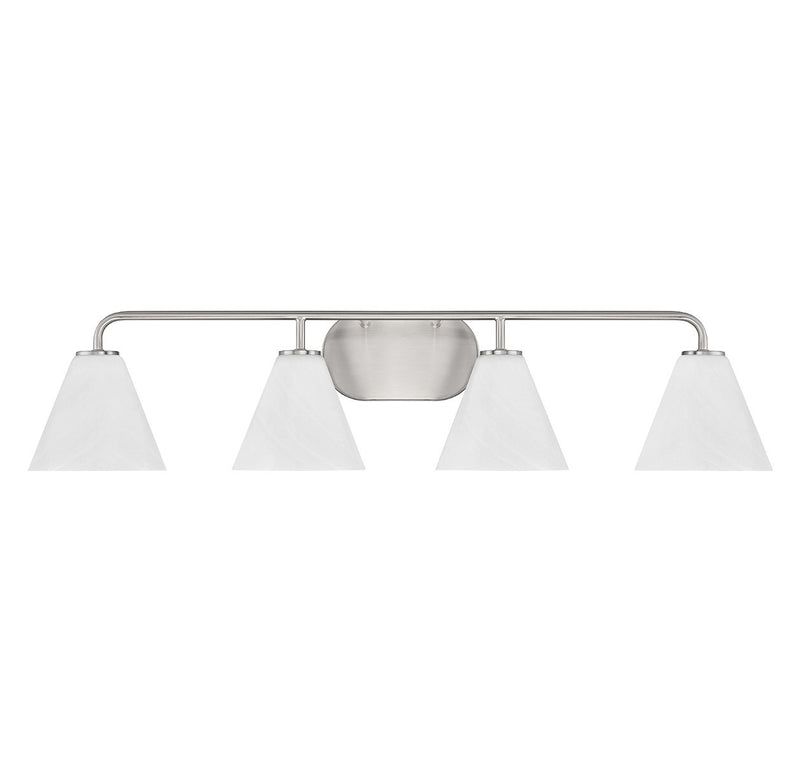 Savoy House 8-2988-4-SN Four Light Bathroom Vanity, Satin Nickel (2)