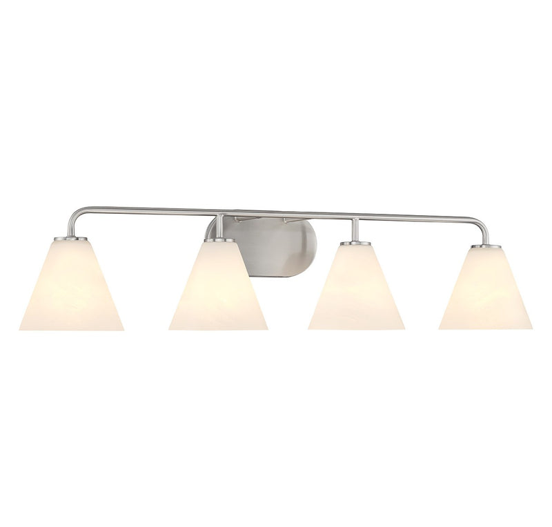Savoy House 8-2988-4-SN Four Light Bathroom Vanity, Satin Nickel (3)