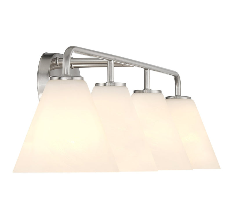 Savoy House 8-2988-4-SN Four Light Bathroom Vanity, Satin Nickel (5)