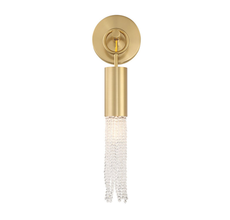 Savoy House 9-1364-1-322 One Light Wall Sconce, Warm Brass (3)