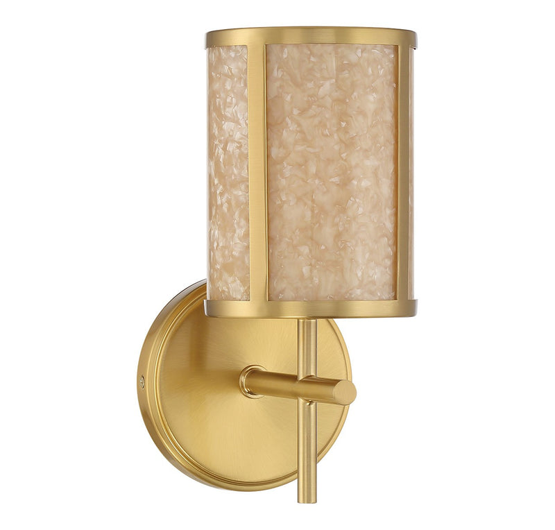 Savoy House 9-2055-1-322 One Light Bathroom Vanity, Warm Brass (2)
