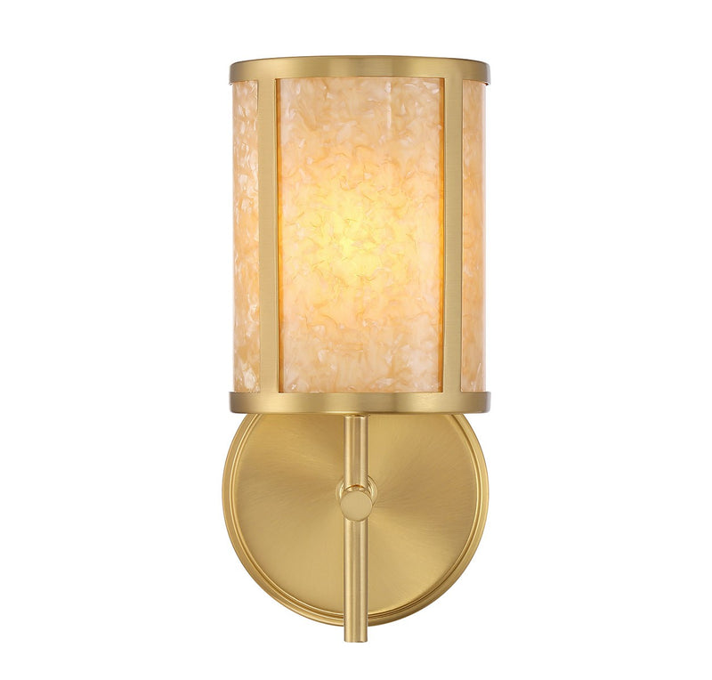 Savoy House 9-2055-1-322 One Light Bathroom Vanity, Warm Brass (3)