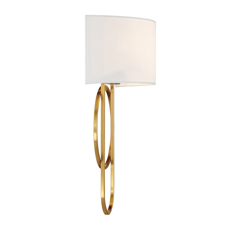 Savoy House 9-4800-2-322 Two Light Wall Sconce, Warm Brass (5)
