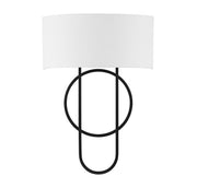 Savoy House 9-4800-2-89 Two Light Wall Sconce, Matte Black (2)