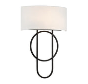 Savoy House 9-4800-2-89 Two Light Wall Sconce, Matte Black (3)