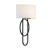Savoy House 9-4800-2-89 Two Light Wall Sconce, Matte Black (4)