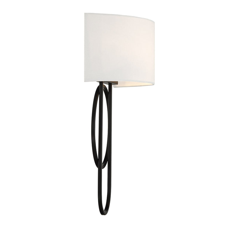 Savoy House 9-4800-2-89 Two Light Wall Sconce, Matte Black (5)