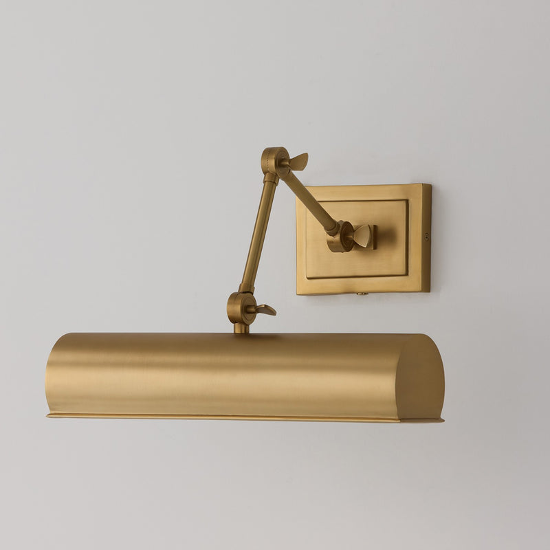 Capital Lighting 653711AD One Light Wall Sconce, Aged Brass (3)