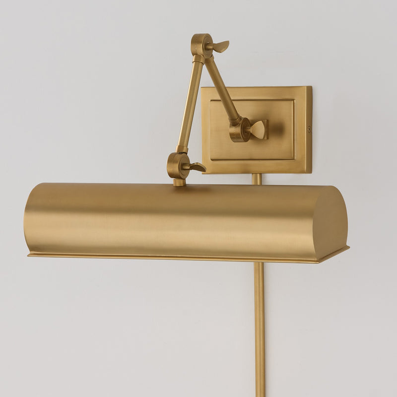 Capital Lighting 653711AD One Light Wall Sconce, Aged Brass (5)