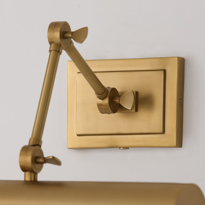 Capital Lighting 653711AD One Light Wall Sconce, Aged Brass (6)