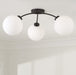 Capital Lighting 257131BI-557 Three Light Semi Flush Mount, Black Iron (2)