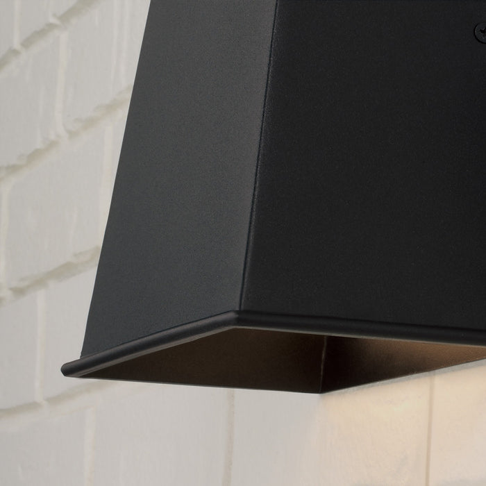 Capital Lighting 955011BK-LD One Light Outdoor Wall Lantern, Black (5)