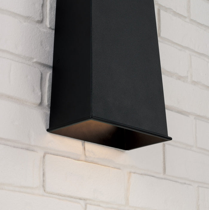 Capital Lighting 955013BK-LD One Light Outdoor Wall Lantern, Black (5)