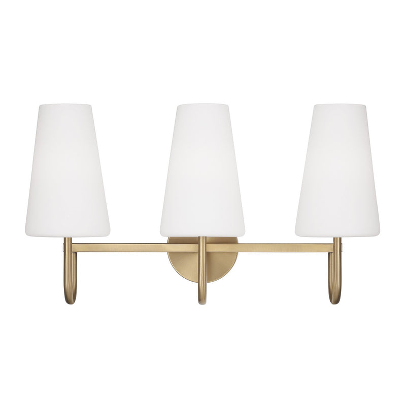 Capital Lighting 155231AD-550 Three Light Vanity, Aged Brass (2)