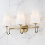 Capital Lighting 155231AD-550 Three Light Vanity, Aged Brass (5)