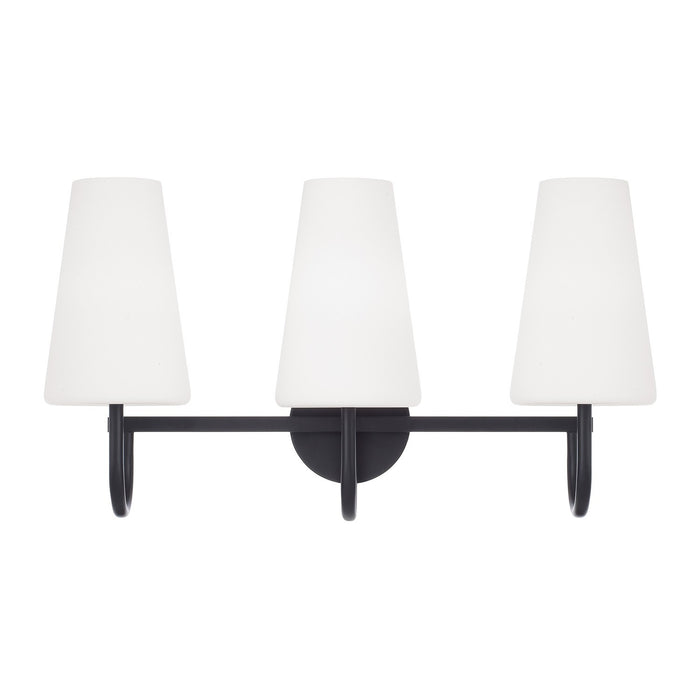 Capital Lighting 155231MB-550 Three Light Vanity, Matte Black (2)