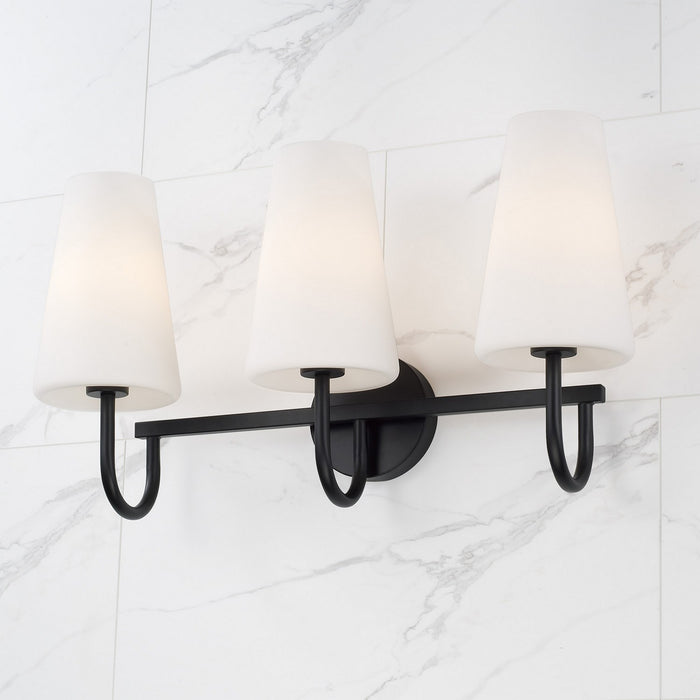 Capital Lighting 155231MB-550 Three Light Vanity, Matte Black (5)