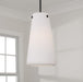 Capital Lighting 355211MB One Light Pendant, Matte Black (2)