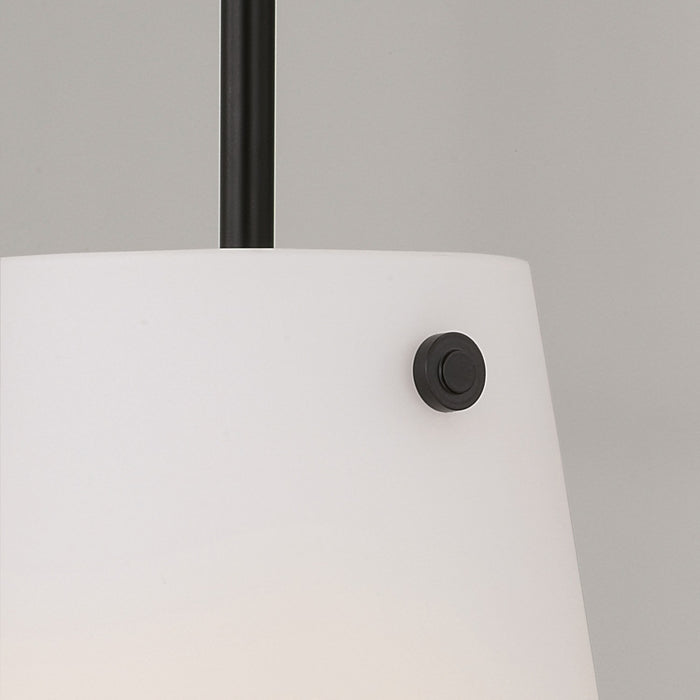 Capital Lighting 355211MB One Light Pendant, Matte Black (4)