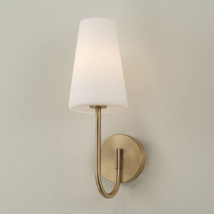 Capital Lighting 655211AD-550 One Light Wall Sconce, Aged Brass (4)