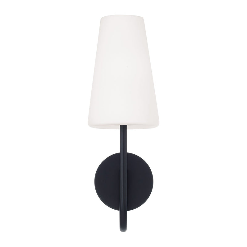 Capital Lighting 655211MB-550 One Light Wall Sconce, Matte Black (2)