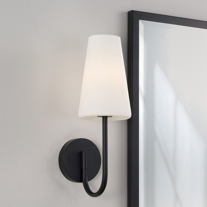 Capital Lighting 655211MB-550 One Light Wall Sconce, Matte Black (5)