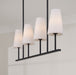 Capital Lighting 855241MB-550 Four Light Island Pendant, Matte Black (3)