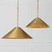 Capital Lighting 356711AD One Light Pendant, Aged Brass (4)