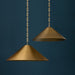 Capital Lighting 356712AD One Light Pendant, Aged Brass (5)