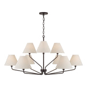 Capital Lighting 456691ES-713 Nine Light Chandelier, Espresso (2)