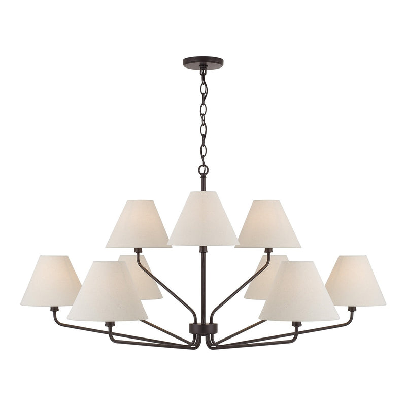 Capital Lighting 456691ES-713 Nine Light Chandelier, Espresso (2)