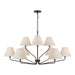 Capital Lighting 456691ES-713 Nine Light Chandelier, Espresso (2)