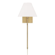 Capital Lighting 656611AD-714 One Light Wall Sconce, Aged Brass (2)