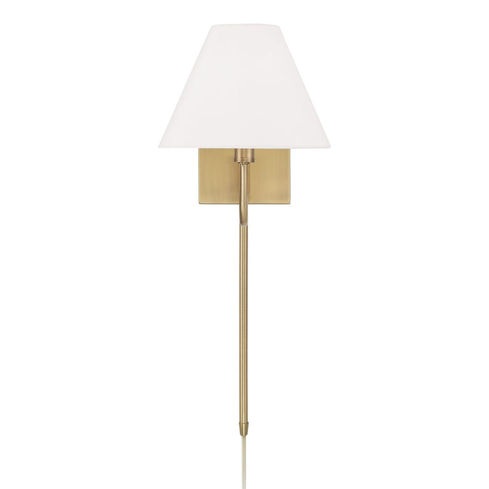 Capital Lighting 656611AD-714 One Light Wall Sconce, Aged Brass (2)