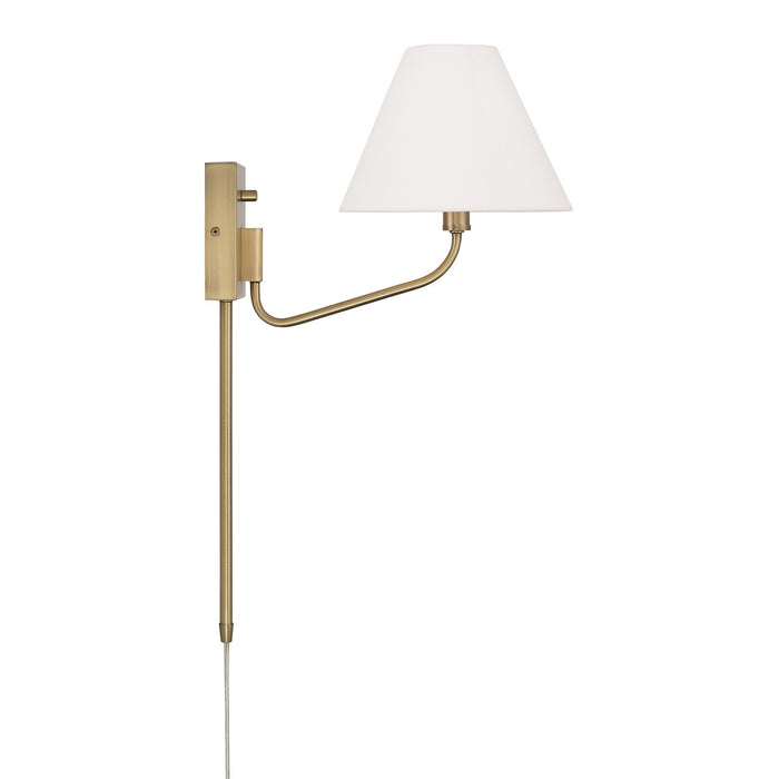 Capital Lighting 656611AD-714 One Light Wall Sconce, Aged Brass (3)