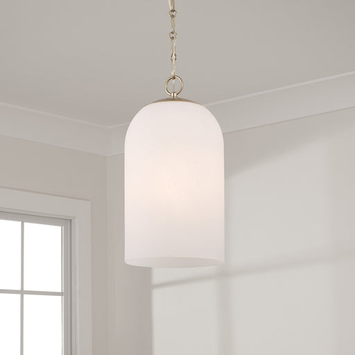 Capital Lighting 355811MA-553 One Light Pendant, Matte Brass (2)