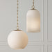 Capital Lighting 355811MA-553 One Light Pendant, Matte Brass (4)