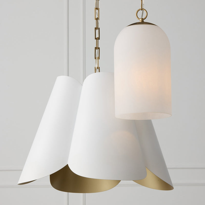 Capital Lighting 355811MA-553 One Light Pendant, Matte Brass (5)