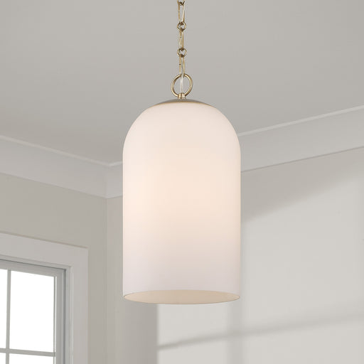Capital Lighting 355811MA-554 One Light Pendant, Matte Brass (2)