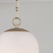 Capital Lighting 355811MA-554 One Light Pendant, Matte Brass (3)