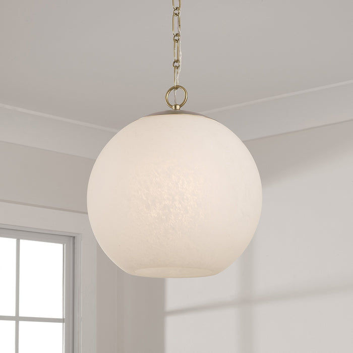 Capital Lighting 355812MA-551 One Light Pendant, Matte Brass (2)
