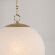 Capital Lighting 355812MA-551 One Light Pendant, Matte Brass (3)