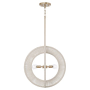 Capital Lighting 349843MA Four Light Pendant, Matte Brass (2)