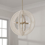 Capital Lighting 349843MA Four Light Pendant, Matte Brass (3)