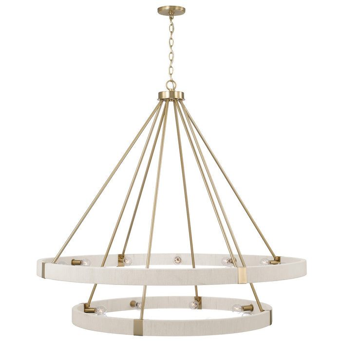 Capital Lighting 449802MA 20 Light Chandelier, Matte Brass (2)