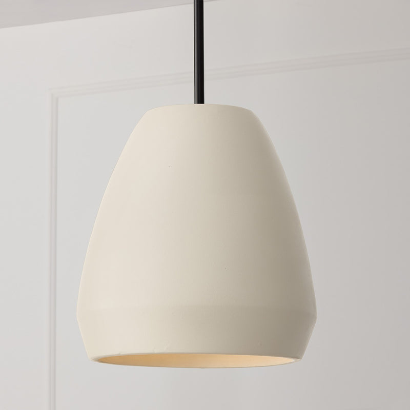 Capital Lighting 354211IV One Light Pendant, Terracotta Ivory (4)