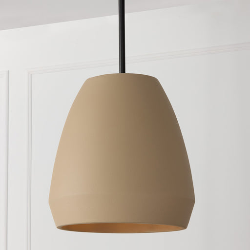 Capital Lighting 354211SN One Light Pendant, Terracotta Sand (2)