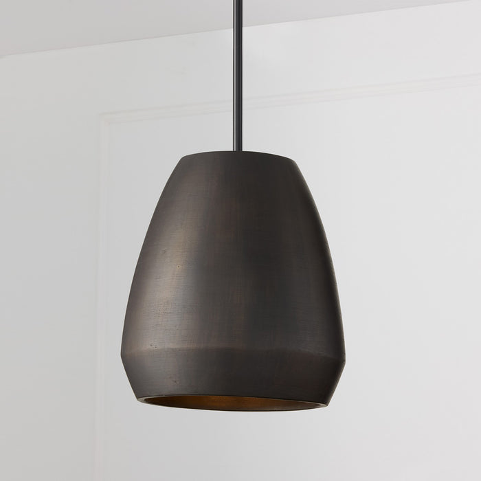 Capital Lighting 354211UR One Light Pendant, Terracotta Umber (2)